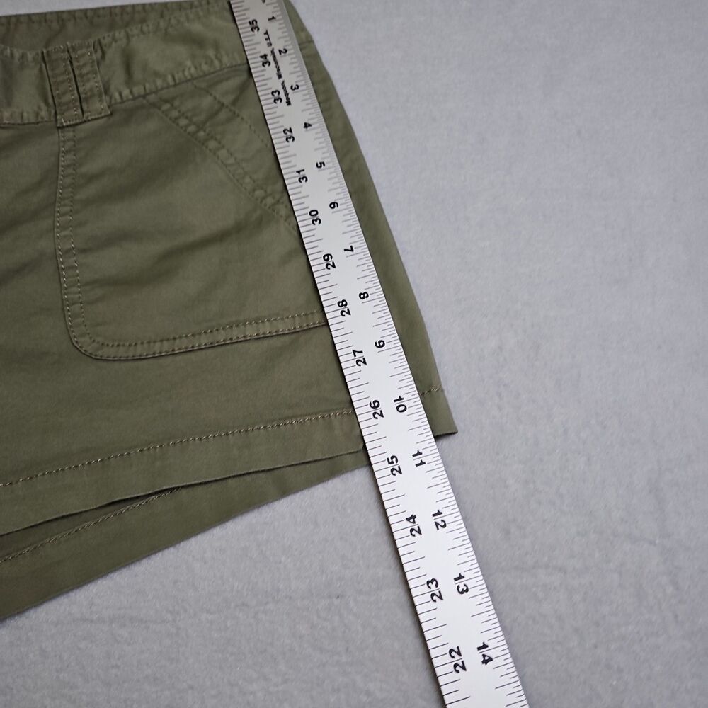 Express Women's Olive Green Dress Chino Shorts, Size 12